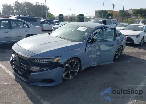2022 Honda Accord Hybrid Sport from USA, damaged, VIN 1HGCV3F24NA014253